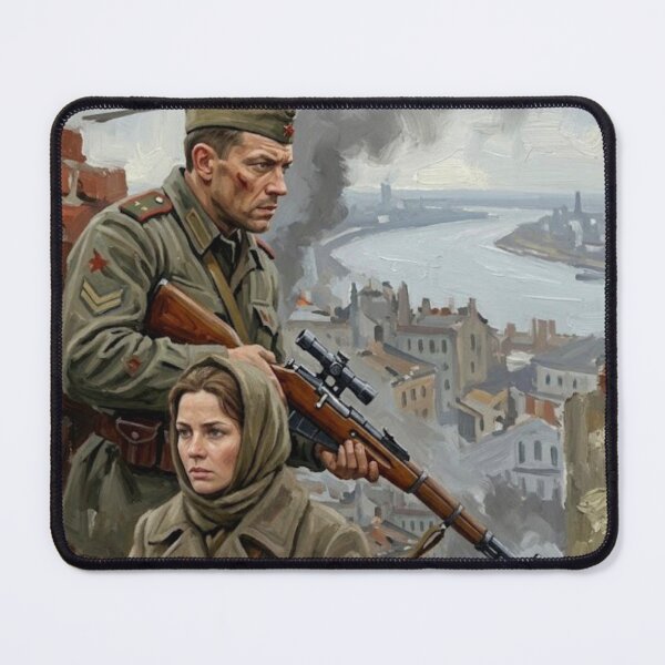 Item preview, Enemy at the Gates War Drama Fine Art Tribute designed and sold by Art's Diner.