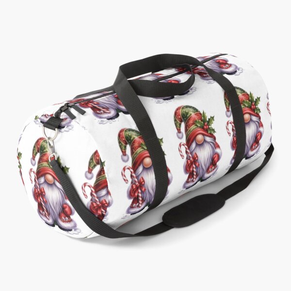 Item preview, Vintage Christmas Gnome – Holly Berry Holiday Nordic Art designed and sold by jkrphoto.