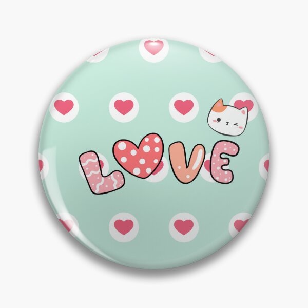 Item preview, Cute Kawaii Love Cat Pastel Aesthetic Pattern designed and sold by manexus.