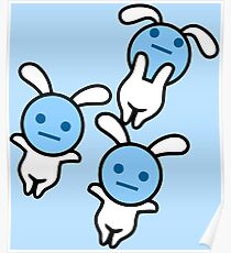 Alien Bunnies (WarioWare) Poster