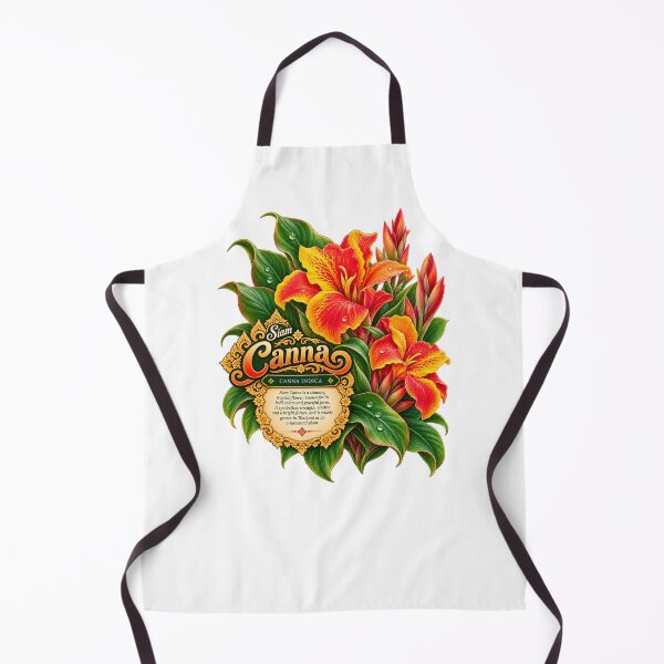 Item preview, Red and Yellow Canna Lily – Siam Vintage Botanical Art designed and sold by Pali's shop.