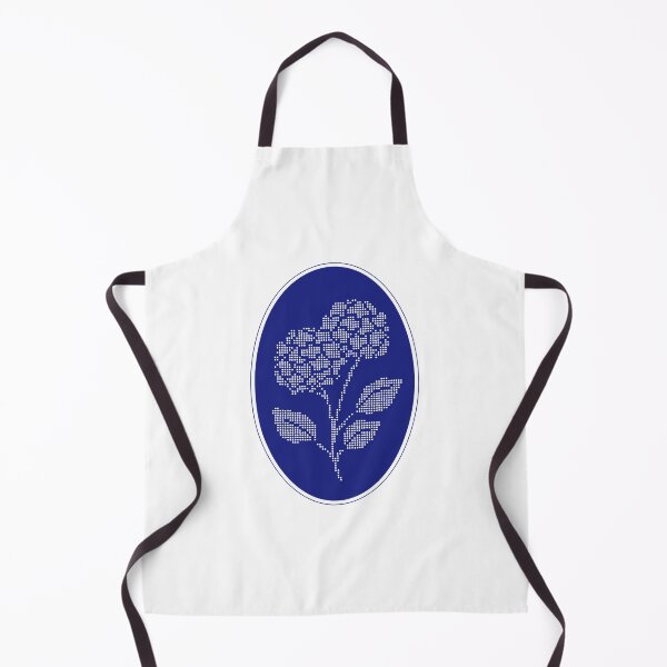 Item preview, Vintage Blue Botanical Floral Motif in Oval Frame - 19 designed and sold by ivyysophia.
