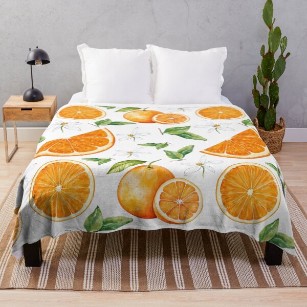 Item preview, Watercolor Orange Slices Pattern designed and sold by DILMIK..