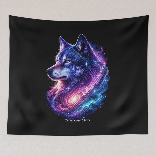 Item preview, Cosmic Wolf – Spirit of the Galaxy designed and sold by DranzerSon.