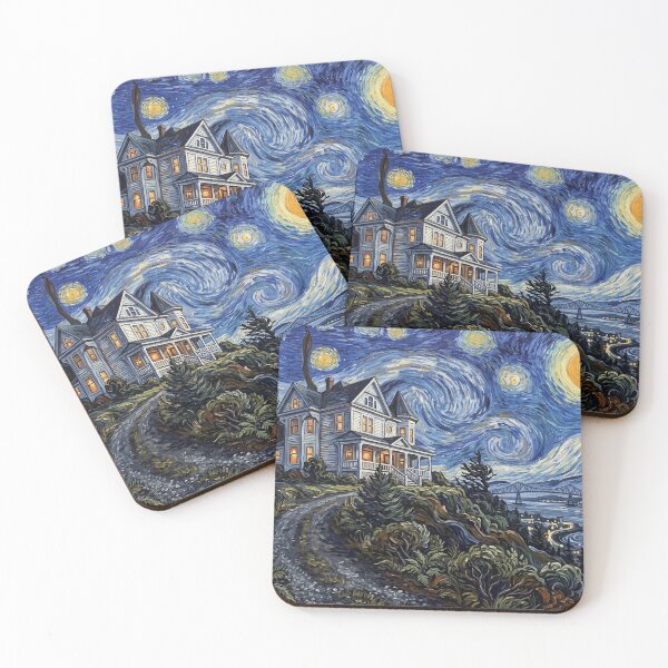 Item preview, Goonies House Astoria Never Say Die Starry Night designed and sold by Bad-Decisions-Designs.
