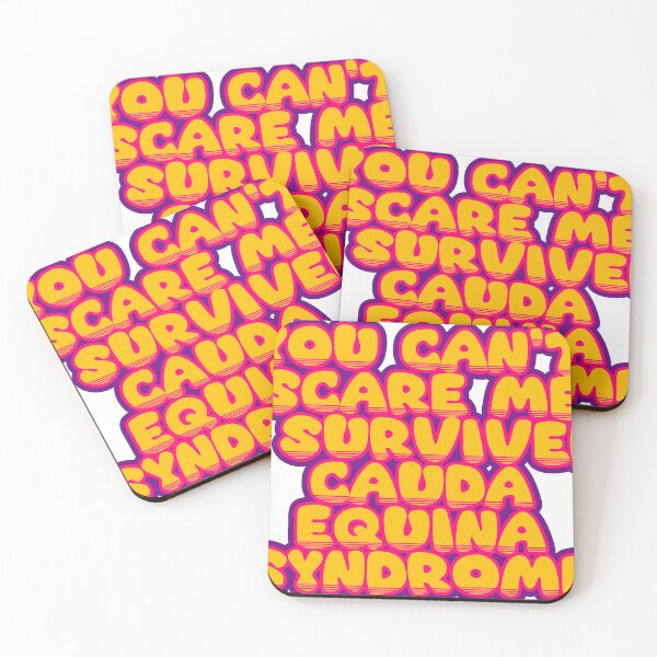 Item preview, You Can't Scare Me, I Survived Cauda Equina Syndrome – Funny Survivor Saying designed and sold by TheIconSmith.