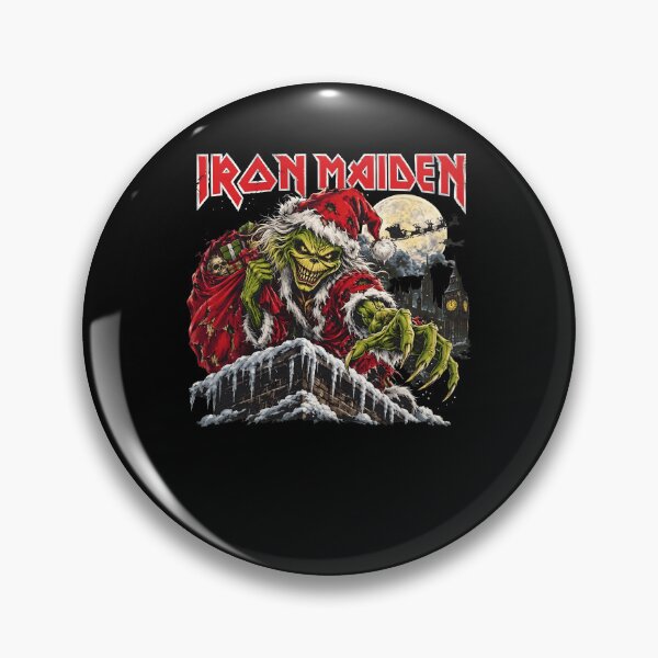 Item preview, Maiden Eddie Santa Christmas designed and sold by RotwisArt.