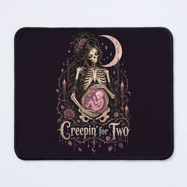 Item preview, Pregnant Skeleton Mom Expecting Baby Girl Gothic Halloween designed and sold by Meandmyshop.