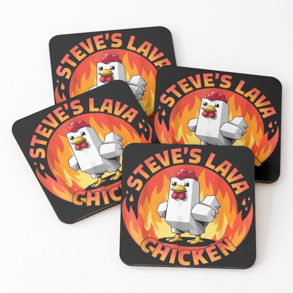 Item preview, Lava Chicken Miners Meme Steve Pixel Gaming Boys Kids Game - Lava Chicken Steve Miner designed and sold by MaiyaBeie.