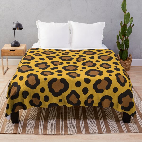 Item preview, Golden Yellow Leopard Print Animal Pattern designed and sold by PunchDrop.