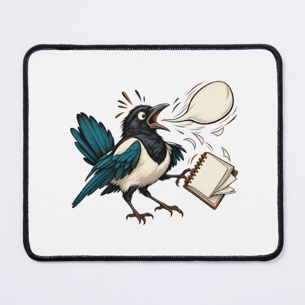 Item preview, Unfortunately I Don't Think Before I Speak — Magpie Speech Outburst designed and sold by UrbanCanvvas.