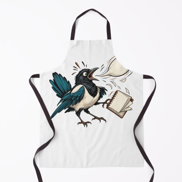 Item preview, Unfortunately I Don't Think Before I Speak — Magpie Speech Outburst designed and sold by UrbanCanvvas.