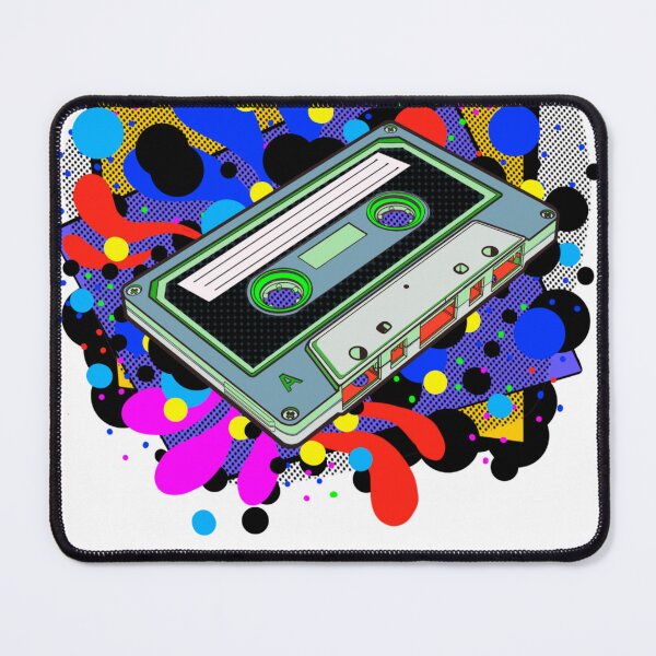 Item preview, An old school audiocassette with colourful background designed and sold by RaichoMarinov.