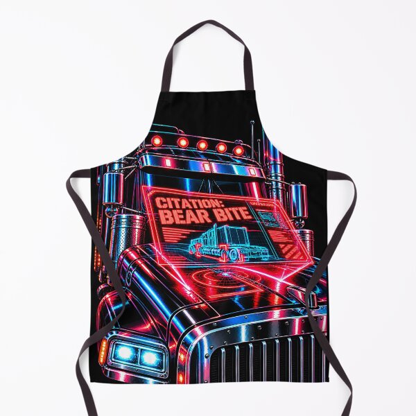 Item preview, Synthwave Trucker & Bear Bite Citation designed and sold by NomadForge.