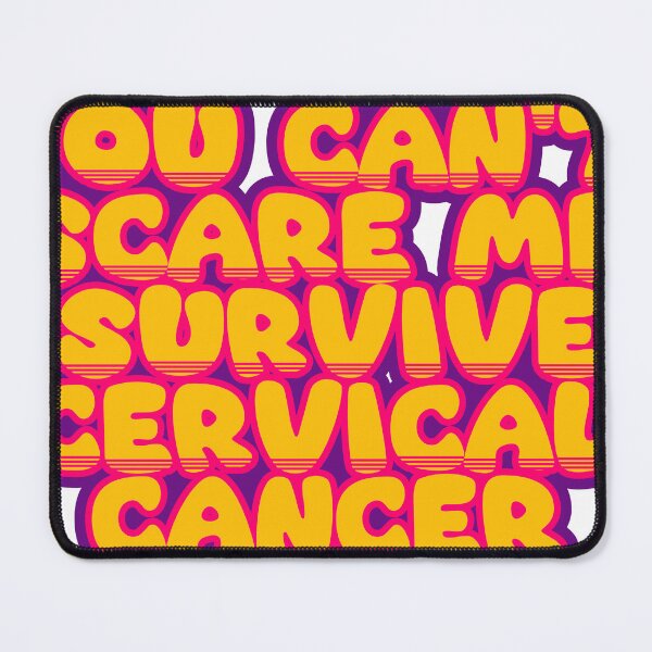 Item preview, You Can't Scare Me, I Survived Cervical Cancer – Funny Cancer Survivor Saying designed and sold by TheIconSmith.