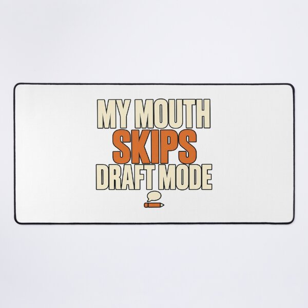 Item preview, Unfortunately I Don't Think Before I Speak — Minimal Draft Mode Joke designed and sold by UrbanCanvvas.