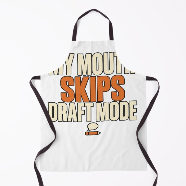 Item preview, Unfortunately I Don't Think Before I Speak — Minimal Draft Mode Joke designed and sold by UrbanCanvvas.