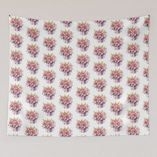 Item preview, Pink Lily Gift | Elegant Floral Aesthetic Art designed and sold by Mandayartstudio.