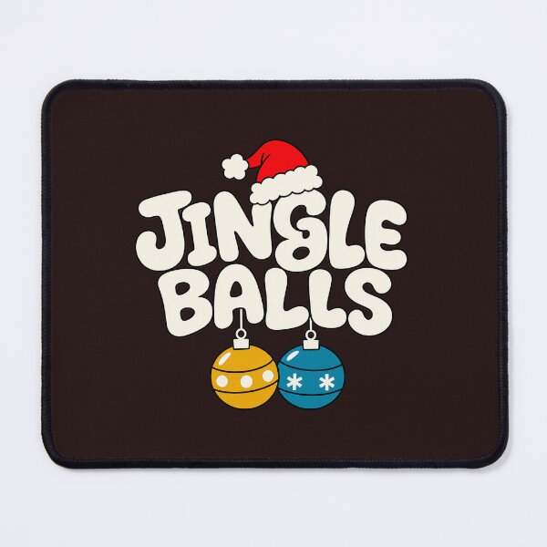 Item preview, Jingle Balls Funny Christmas Pun Retro Ornaments designed and sold by dartoffofo⭐⭐⭐⭐⭐.