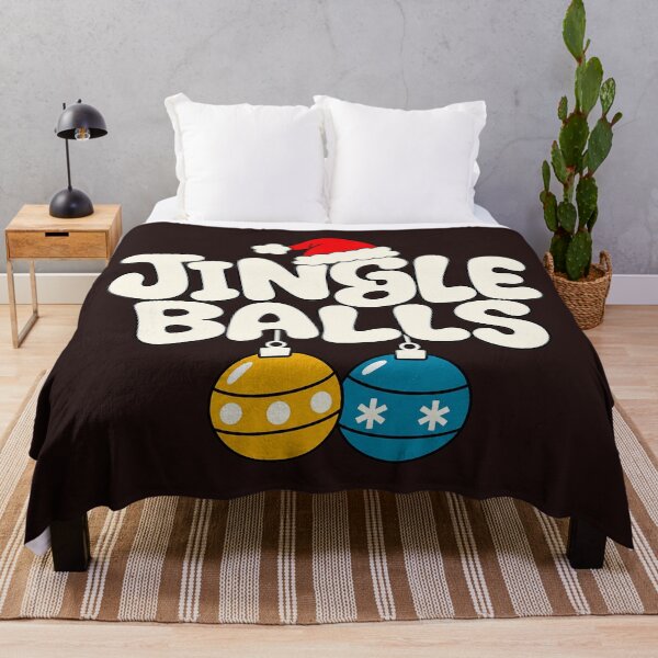 Item preview, Jingle Balls Funny Christmas Pun Retro Ornaments designed and sold by dartoffofo⭐⭐⭐⭐⭐.
