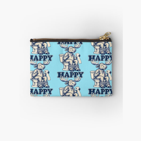 Item preview, Happy Moose Bathroom Humor Vintage Design designed and sold by Clothes With Smiling Animals Walt Gral.