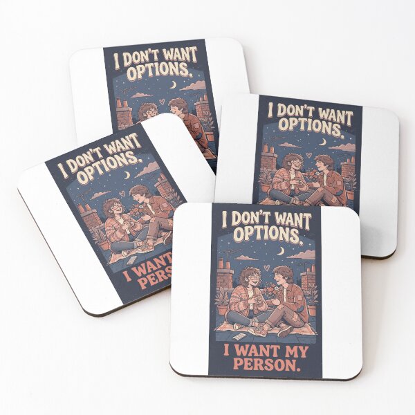 Item preview, I Don’t Want Options, I Want My Person – Funny Romantic Love Quote designed and sold by FitEnvy.