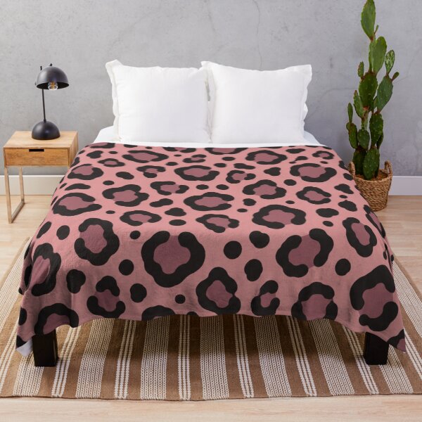 Item preview, Dusty Rose Leopard Print Pink Animal Pattern designed and sold by PunchDrop.