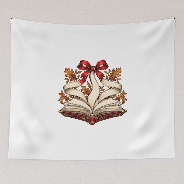 Item preview, In October We Wear Red Dyslexia Awareness — Reading Ribbon Paths designed and sold by UrbanCanvvas.