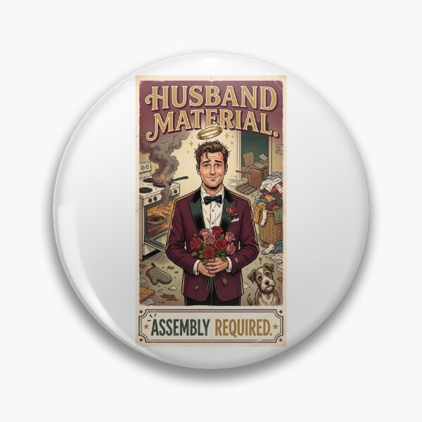 Item preview, Husband Material Assembly Required – Funny Relationship Humor designed and sold by FitEnvy.