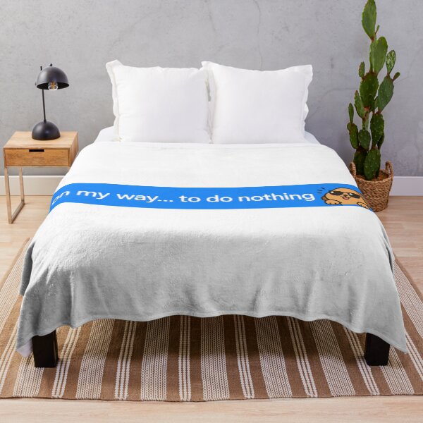 Item preview, Funny Dog Meme – On My Way to Do Nothing, Relatable Lazy Humor designed and sold by LexaArtworks.
