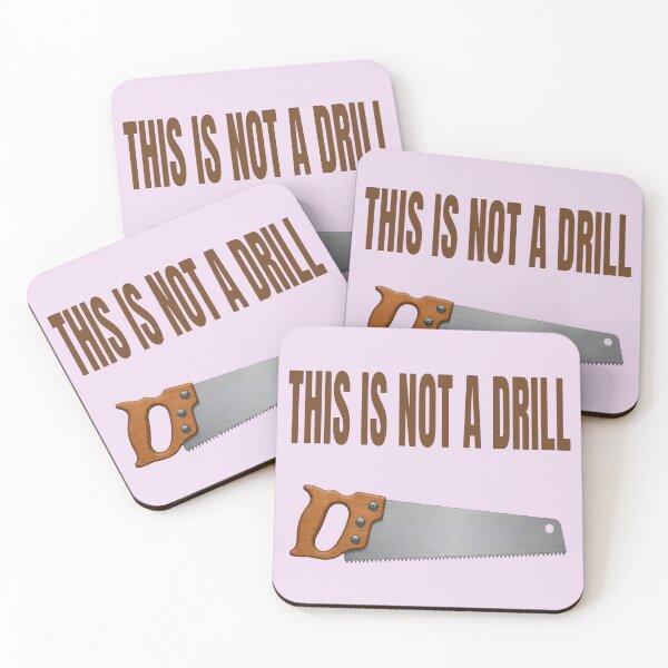 Item preview, SAW THIS IS NOT A DRILL DESIGN designed and sold by DigitalandPhoto.