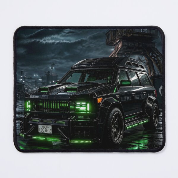 Item preview, Neon Green Cyberpunk Viper Van designed and sold by LazyDayzCo.