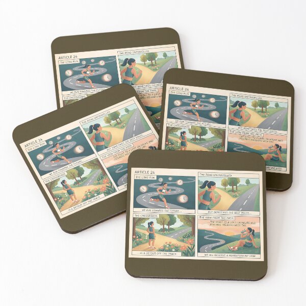 Item preview, Running woman, figure eights and the importance of rest designed and sold by Mianku | Für das Leben.