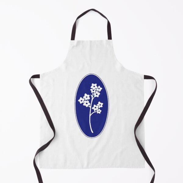 Item preview, Vintage Blue Botanical Floral Motif in Oval Frame - 21 designed and sold by ivyysophia.