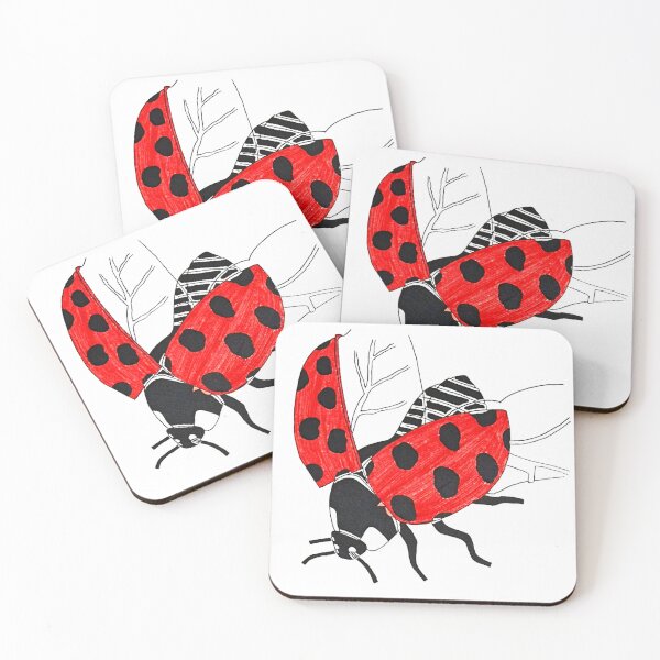 Item preview, Ladybug Spreading Wings designed and sold by Bountiful Creatures.