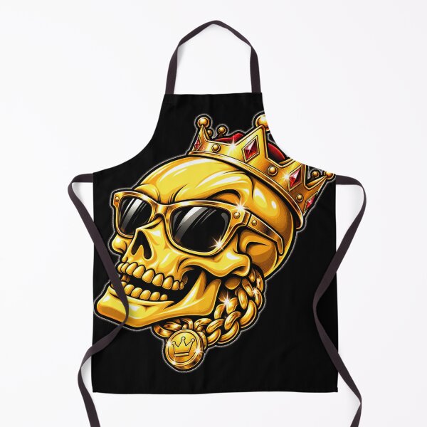Item preview, Golden Bling Skull King Streetwear Art designed and sold by THAT-ONE-TEE.