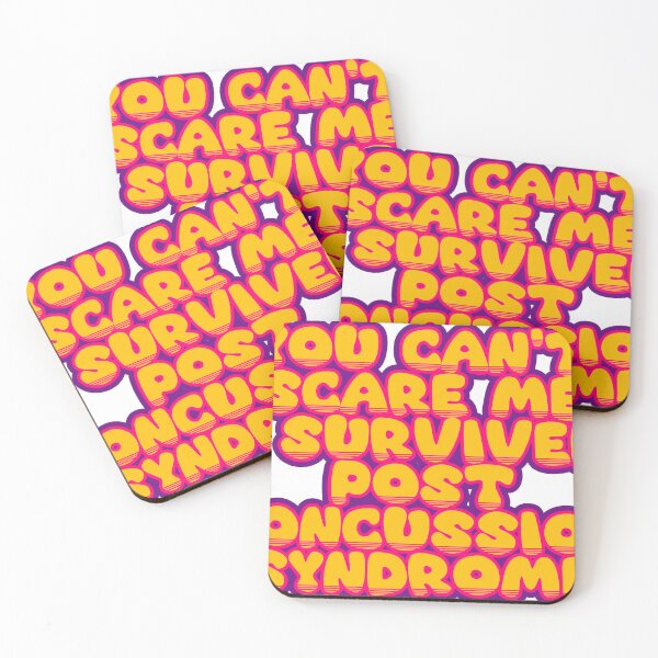 Item preview, You Can't Scare Me, I Survived Post Concussion Syndrome – Funny Survivor Saying designed and sold by TheIconSmith.