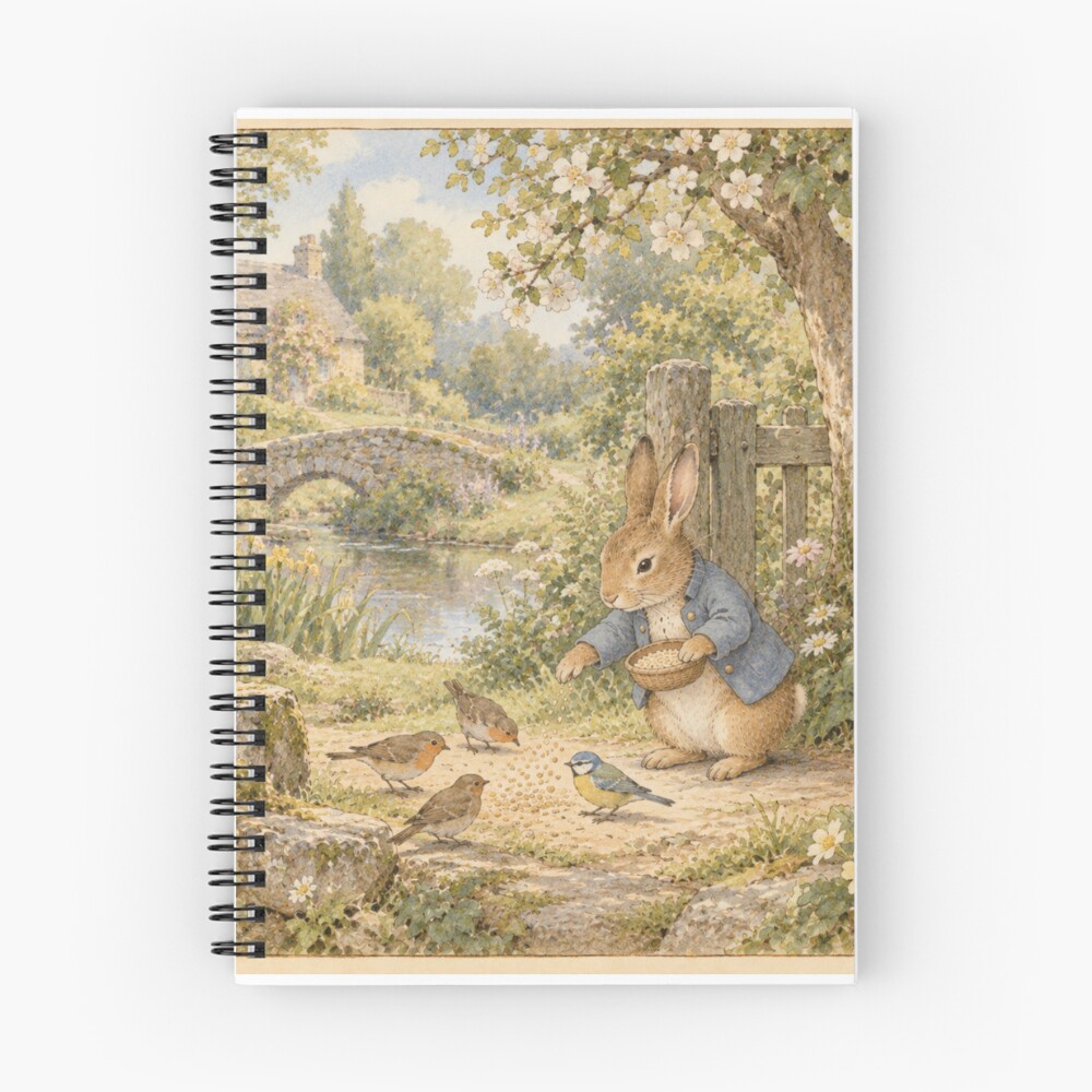 Item preview, Spiral Notebook designed and sold by Blue Robin.