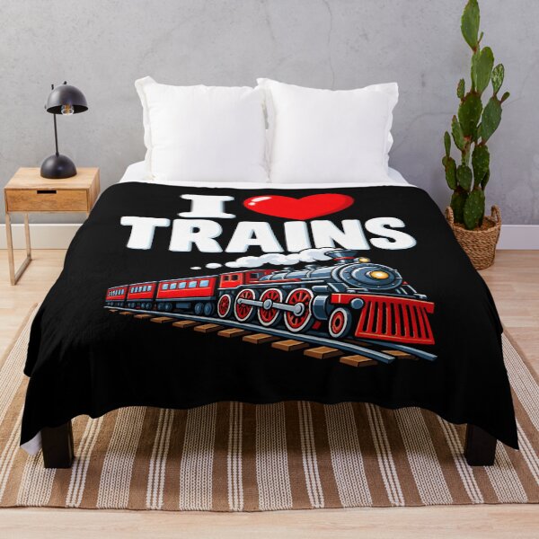 Item preview, I Love Trains Steam Locomotive Railroad Enthusiast Design designed and sold by stmpdwrld.