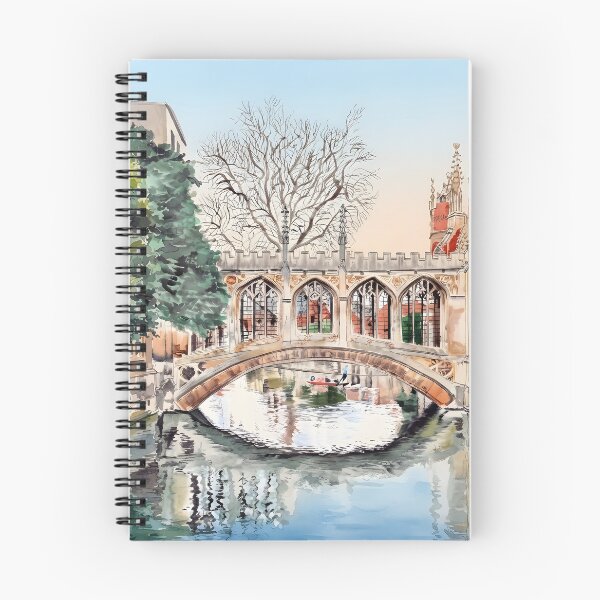 Item preview, Cambridge Watercolor Print – UK Cityscape Wall Art designed and sold by POSTERIOCREW.