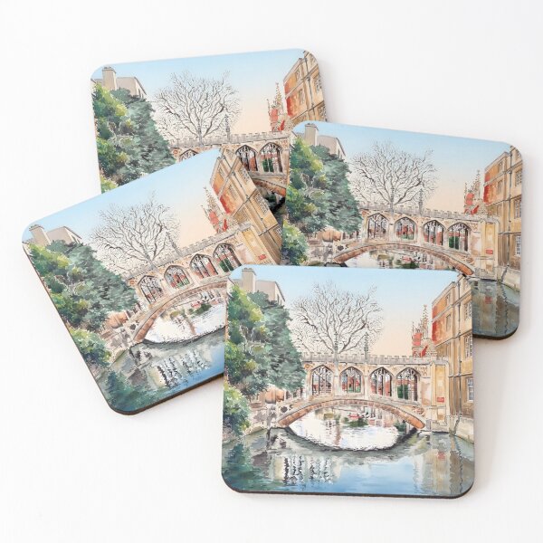Item preview, Cambridge Watercolor Print – UK Cityscape Wall Art designed and sold by POSTERIOCREW.
