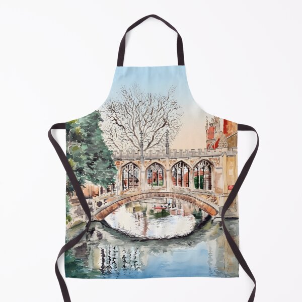 Item preview, Cambridge Watercolor Print – UK Cityscape Wall Art designed and sold by POSTERIOCREW.