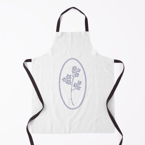 Item preview, Vintage Blue Botanical Floral Motif in Oval Frame - 24 designed and sold by ivyysophia.