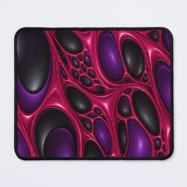 Item preview, Crimson Fusion – Glossy Purple Cellular Design designed and sold by annenambiro.