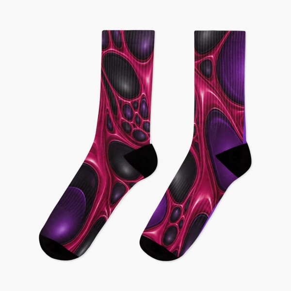 Item preview, Crimson Fusion – Glossy Purple Cellular Design designed and sold by annenambiro.