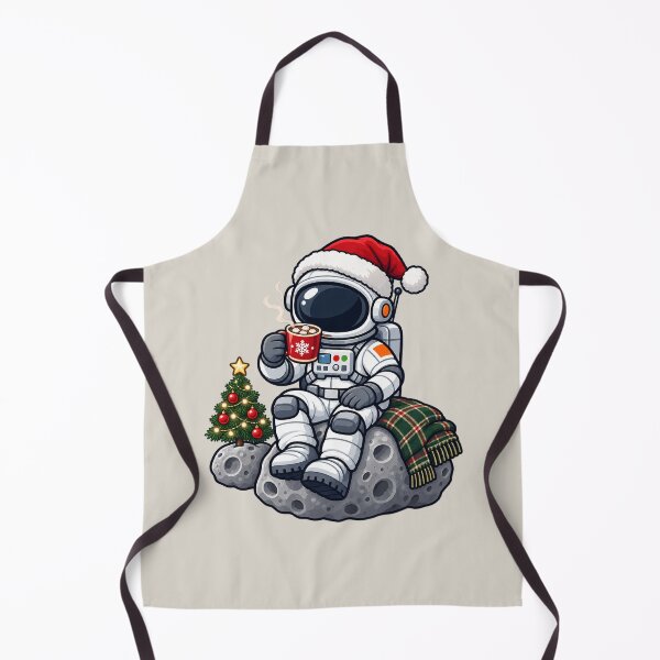 Item preview, Cozy Christmas Astronaut Drinking Lunar Cocoa designed and sold by BROHLine Studio.