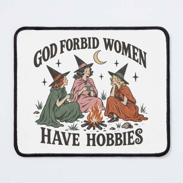 Item preview, God Forbid Have Hobbies Vintage Witch Campfire designed and sold by Ansitalo.