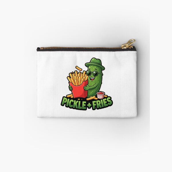 Item preview, Funny Pickle and French Fries Cartoon designed and sold by Basma Designs | Retro, Kawaii Shirts & Stickers.