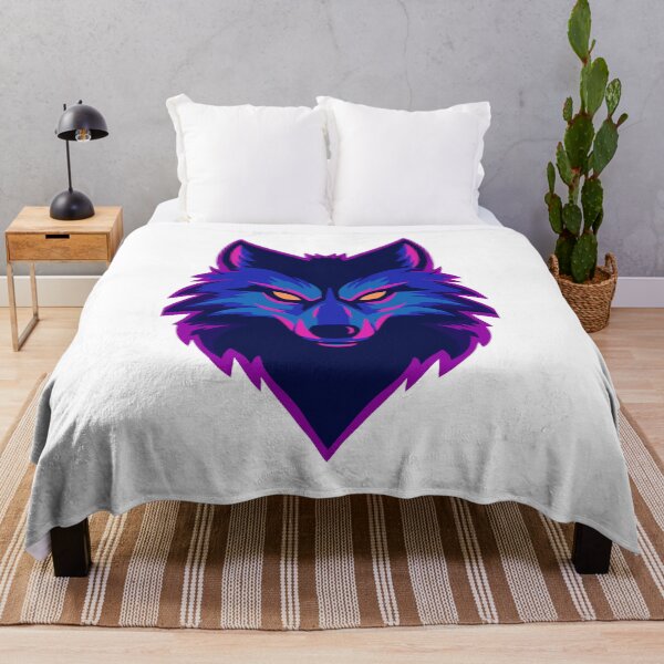 Item preview, Neon Blue Wolf designed and sold by manexus.