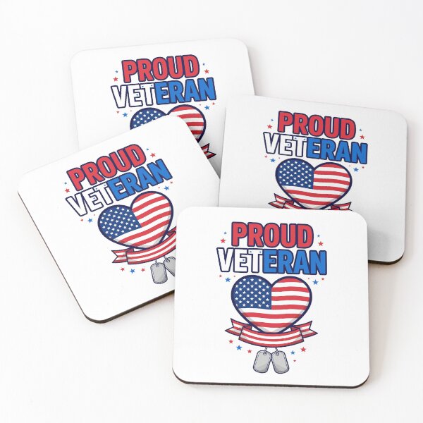 Item preview, Proud Veteran American Flag Heart Veterans Day Shirt designed and sold by Gurrteg.
